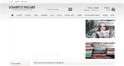 Desktop Screenshot of echarpe-et-foulard.fr